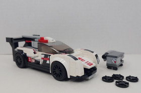 LEGO Audi R18 E-Tron Quattro 75872 SPEED CHAMPIONS 99% Complete