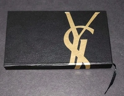 Brand New YSL Beaute Notebook BLACK/GOLD Mini Pocket Size Blank Page Novelty GWP - Image 1 of 4