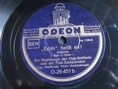 Victor Heidersberger-Leb wohl Irene !-19?? Germany-78"-Odeon-WW2-Marsch - Bild 1 von 4