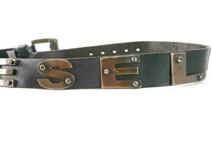UNICA cintura vintage DIESEL in pelle Made in Italy / uomo taglia sulla cintura: 95/38 - Foto 1 di 12