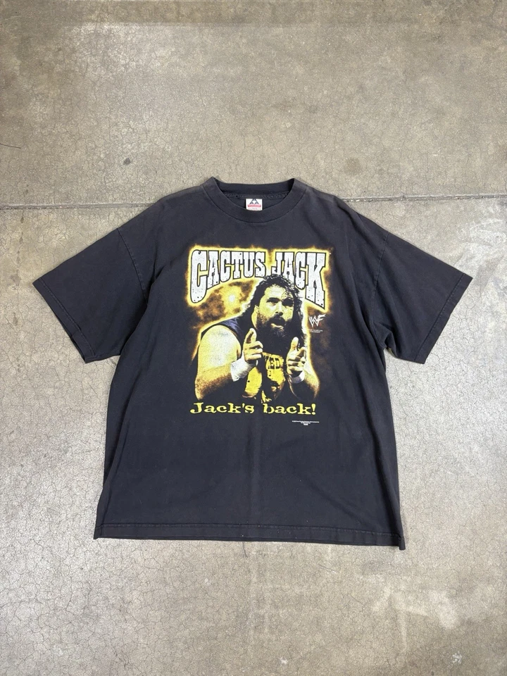 Vintage 2000 WWF Cactus Jack Bang Bang T Shirt Mens Size XL Wrestling Y2K - Image 1 of 4