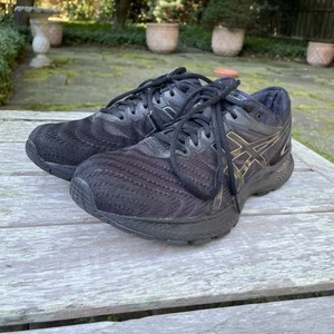 ASICS Gel Nimbus 22 Running Shoes Athletic Gym Sneakers Black Men's Size 10 - Picture 1 of 13