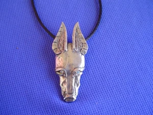 Doberman Pincher Necklace Adobus #29G FUN dobie dog jewelry by Cindy A. Conter - Picture 1 of 1