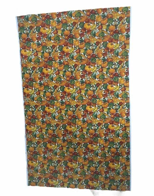 Cranston-VIP-Print Works~Joan Messmore Cotton Fabric Fall Corn Pumpkin 72”x44” - Image 1 of 4