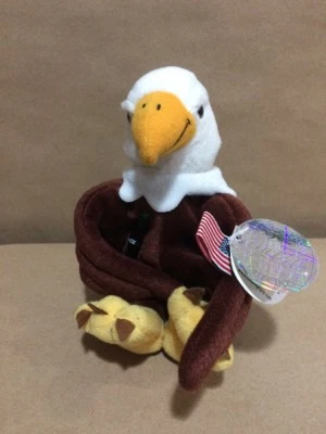 Coca Cola Coke Plüschtier Reegle the Eagle 1998 International Collection USA 5,5 Zoll - Bild 1 von 4