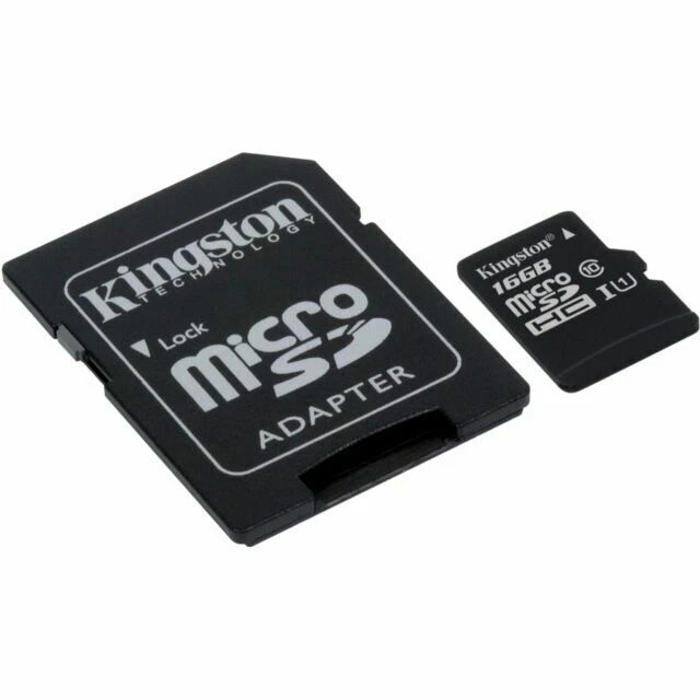 Kingston 16GB microSDHC UHS-I Memory Card - SDC10G2/16GB