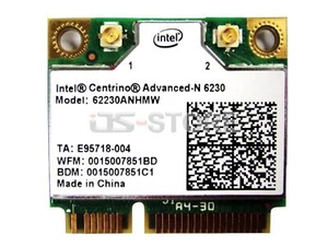 Dual Band Intel 6230 62230ANHMW 300 WiFi BT Wireless Mini PCI-E Card Universal - Afbeelding 1 van 1