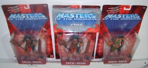MER MAN VARIANTS HE MAN Masters of the Universe 200X MOTU 3 Figure Green Lot NEW - Picture 1 of 8