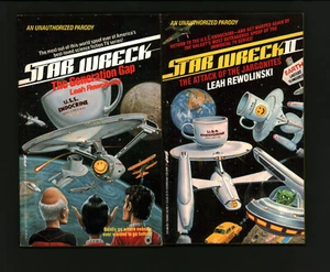 Star Wreck I and II Paperback Books Star Trek Parody Leah Rewolinski UNREAD - Imagen 1 de 2