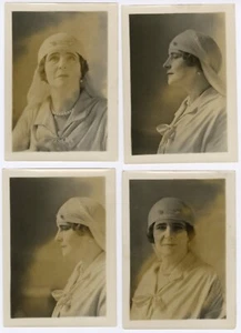 Lot of 4 Vintage 1920s Charles Sheldon 5" x 7" Fashion Pinup Photographs - Picture 1 of 5
