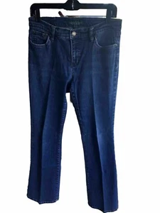 Pantalones de mezclilla Ralph Lauren talla 6 LRL Lauren azul lavado medio corte boot clásico - Imagen 1 de 5
