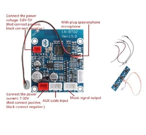 NEW Bluetooth 4.0 Audio Receiver Board Wireless Stereo Sound Module AU - Bild 1 von 4