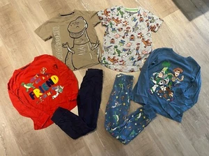 Next Toy Story Pyjamas pjs Rex Tshirt Age 6-7 And 7-8 - Picture 1 of 3