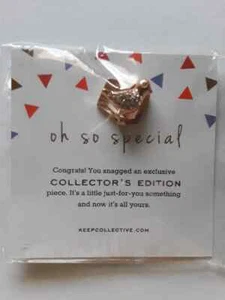 SALE! Keep Collective pave rose gold baby CHICK, retired collector's edition! - Picture 1 of 2