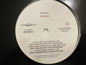 RARE: Serart 12” Single Narina. Serj Tankian, System Of A Down, Bill Laswell - Picture 1 of 3