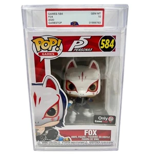 PRIMER PSA 10 GEMAS MT Funko Pop! FOX #584 Persona 5 Gamestop exclusivo - Imagen 1 de 6