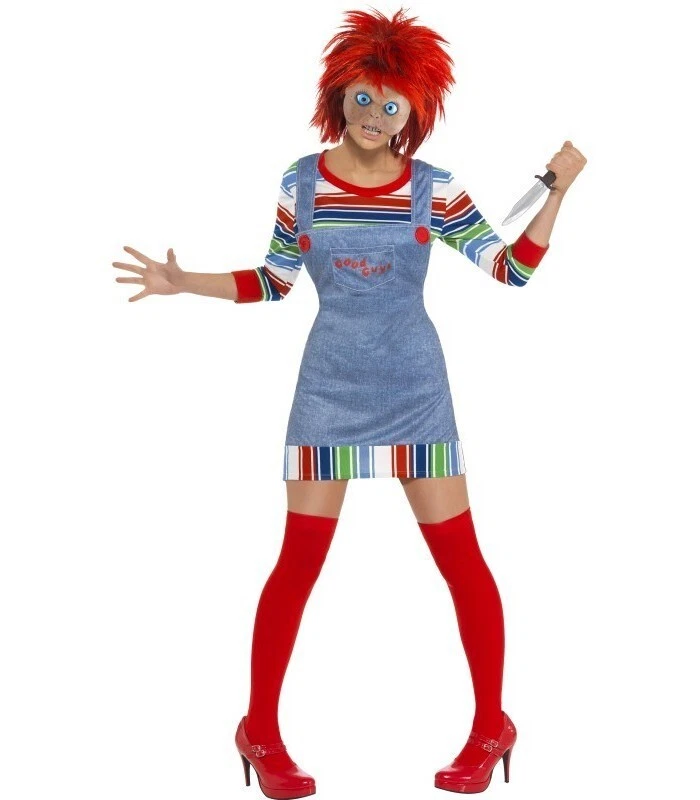 Halloween Ladies Offical Chucky Costume — 第 1/2 张图片