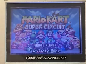 Mario Kart: Super Circuit Nintendo Game Boy Advance GBA Authentic Tested Working - Picture 1 of 5