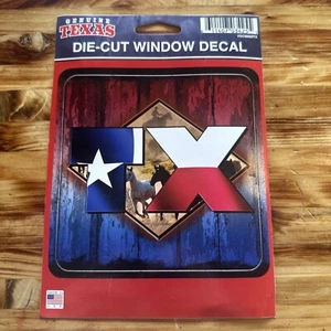 TEXAS FENSTERAUFKLEBER 4”X4” TX gestanzter Fensteraufkleber - Bild 1 von 1