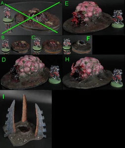 Warhammer 40k Tyraniden Nest Eingang & Infestatons Gelände Landschaft GW Zitadelle - Bild 1 von 35