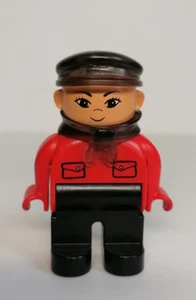 Lego Duplo Figurine Minifig Conducteur Train Conductor 4555pb051 - 2002 / 2003 - Imagen 1 de 4
