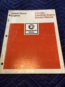 Manual de servicio de motor industrial original Detroit 1984 diésel 6,2 litros - Imagen 1 de 5