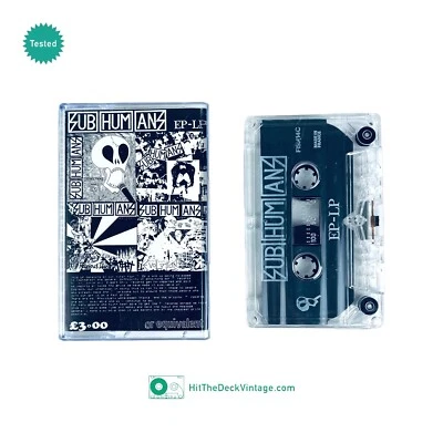 Subhumans - EP-LP Cassette Tape (1985) UK Bluurg Records 80's Punk Rock - Image 1 of 2