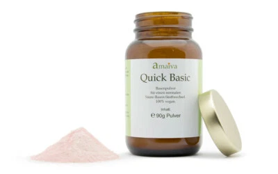 Quick Basic Basenpulver - Hochkonzentriertes Basenpulver - Amaiva - Bild 1 von 2