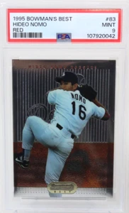 1995 Bowman's Best #83 Video Nomo Red Vintage Baseball Card Rookie RC PSA 9 - Bild 1 von 6