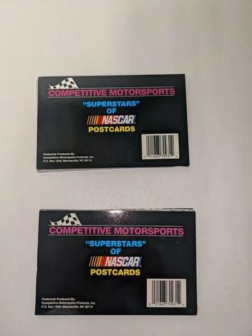 NASCAR: 1993 RUSTY WALLACE / KYLE PETTY POSTCARD SET Pre-owned GC FREE SHIPPING Cover
