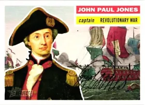 John Paul Jones Guerra Revolucionaria Auto Topps Heritage/21 - Imagen 1 de 2