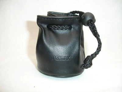 PENTAX lens case Drawstring Pouch for small lens 2.5" x 2.5" D  #011 - Image 1 of 4