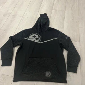 Pittsburgh Steelers Nike Black Pullover Hoodie size L - Picture 1 of 7
