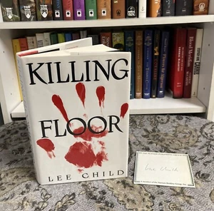 SIGNED! Killing Floor - Lee Child (HC) First Edition/Print! 1st/1st, $23.95, VG+ - Foto 1 di 14