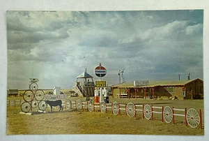 The Sod House Museum Hwy. 16 WY Standard Öl Kraftstoffpumpen Straßenansicht Postkarte - Bild 1 von 3