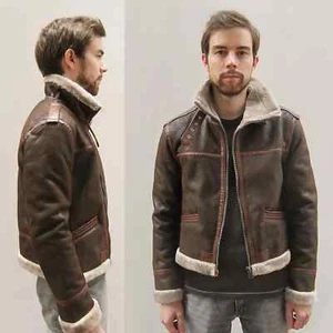 RESIDENT EVIL 4 LEON KENNEDY'S Faux Pleather For Brown Jacket Coat Halloween New - Picture 1 of 10