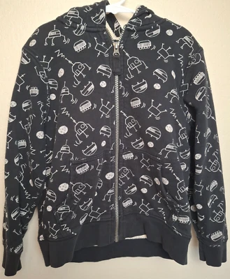 Chaqueta con Capucha Hanna Andersson Estampado Imitación Piel de Oveja Forrada Talla 120 6/7 Foto 1 de 4