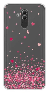 Coque en silicone imprimée compatible Huawei Mate 20 Lite Confettis de Coeurs Ro - Bild 1 von 3