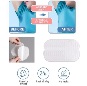 Large Disposable Sweat Pad Patches Underarm Guard Antiperspirant Armpit Dress UK - Picture 1 of 11