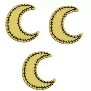 Luna de Halloween (6 piezas) B537 - Botones en abundancia - Halloween - Chatarra de costura artesanal - Imagen 1 de 2