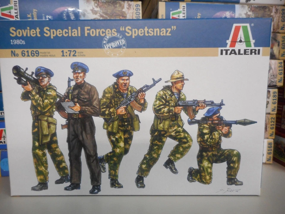 ITALERI 1/72  SOVIET SPECIAL FORCES SPETSNAZ  ART. 6169 - Immagine 1 di 1