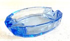 Ancien Petit Cendrier en Verre Cristal d