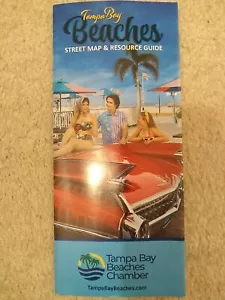 Tampa Bay Beaches Florida Street Map And Resource Guide NEW - Picture 1 of 12