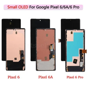 For Google Pixel 6 6a 6 Pro OLED Display LCD Touch Screen Full Replacement Frame - Picture 1 of 22