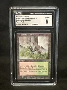 Wooded Foothills Foil Onslaught LP EX/NM CGC (8010) grado 6 Magic MTG - Foto 1 di 3