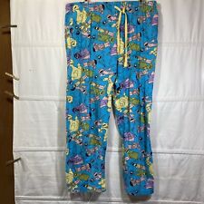 Sesame Street Sleep Lounge Pajama Pants L Big Bird Oscar Elmo, Count & Grover