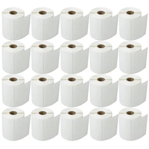 20 rollos de etiquetas de envío térmico directo de 4" x 3" para etiqueta/rollo Zebra LP-2442 500 - Imagen 1 de 12