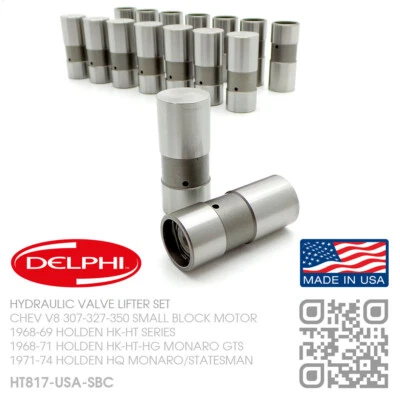 DELPHI HYDRAULIC VALVE LIFTERS CHEV V8 350 [HOLDEN HQ MONARO GTS/LS & STATESMAN] - image 1 of 4