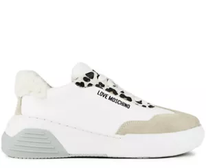 LOVE MOSCHINO LEOPARD DETAILS CHUNKY SNEAKERS SCARPE DONNA JA15855G0FIAJ10A - Imagen 1 de 5