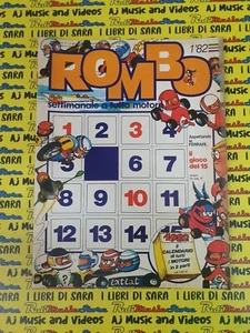 Rivista ROMBO settimanale anno 2 n.1 4 gennaio 1982 POSTER n.1 DATE CORSA (AM3) - Picture 1 of 1